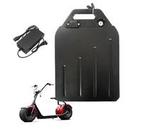 JHKJ E-bike Batteries 60V 12Ah 15Ah 18Ah 20Ah 30Ah 35Ah Li-ion Battery 60 Volt Replaceable Battery with Charger and Safety Lock for 700W-2000W Motor,60V15Ah