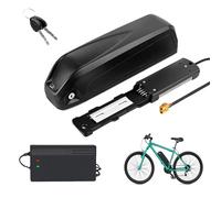 JHKJ Electric Bike Lithium Battery 36V 48V 52V 10.4Ah 13Ah 15Ah 17.5Ah Ebike Replacement Downtube Batteries with Charger for 0-850W Mountain Bike Motor Kit,36V,15.6Ah