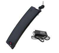 JHKJ Folding Ebike Batteries 36V Lithium ion Battery Pack 36V 10,5Ah 7.8Ah Half Moon Lithium Battery with Charger and USB for 0-380W Electric Bike Motor,36V10.5Ah