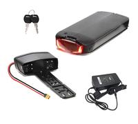 JHKJ Modified Mountain Electric Vehicle Batteries 36V 10Ah Rear Shelf Tail Lithium Battery 48V 15Ah Rear Lithium Battery for 0-720W Motor with Charger,XT60 36V12Ah