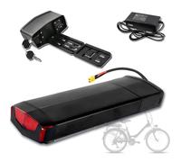JHKJ Modified Mountain Electric Vehicle Battery 36V 10Ah 18Ah Power-Assisted Bicycle Rear Shelf Lithium Battery 48V 15Ah Electric Bike Batteries with Charger,XT60 48V12Ah