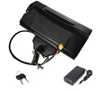 JHKJ Seat Post Battery 24V 10Ah 12Ah 15Ah Lithium Battery Pack 36V 8.8Ah 10.4Ah Rechargeable Batteries 48V Replacement Batteries with Charger,36V10.4Ah