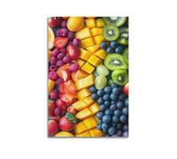 JHKJTK Exquisite Modern Family Canvas Wall Art Picture Print Photo Album-Minimalist Fruit Poster - Colorful Assorted Fresh Fruits Display 24x36inch(60x90cm)
