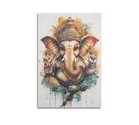JHKJTK Exquisite Modern Family Canvas Wall Art Picture Print Photo Album-Watercolor Hindu Deity Poster Vibrant And Detailed Representation 20x30inch(50x75cm)