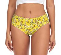 JHKKU Women's Underwear Classic Briefs Soft Breathable Bikini Hipster Panties, Duck Print, M