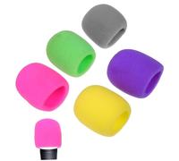 JHKNNK 10pcs Sponge Microphone Covers Lightweight and Thickened Microphone Accessories Close Fit without Leakage for Stage Performance and News Interviews