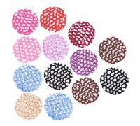 JHKNNK 13pcs Mesh Crochet Hair Net Women Hair Net Elastic Lady Hats for Profession Decor for Blonde and Girls Accessories Random Color