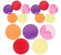 JHKNNK 15pcs round Adhesive Gel Light Filters with Removable Pvc Sheets and Dimming Diffuser, Colour Correction for Photography and Office Ambient Lighting