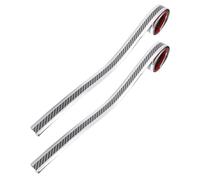 JHKNNK 2 Rolls Car Door Sill Protectors Anti-scratch Strips Rubber Threshold Strips Lightweight to Install Classic Style All-match for Car Door Guard