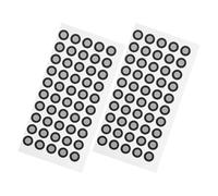 JHKNNK 2 Sheets 6mm 3d Scanning Marker Portable Reflective Film Pet Material Black Scanner Marking Points for Design and Architecture