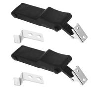 JHKNNK 2pcs Flexible Rubber Draw Latch Heavy Duty Door Latch with Steel Keeper Precision Crafted Reduces Engine Hood Vibrations for Mechanical Engine Hoods and Vehicle Models