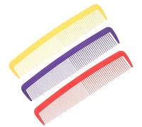 JHKNNK 3pcs Giant Carnival Clown Comb Oversized Prank Prop for Halloween Party Cosplay Costume Accessories in Red Yellow Purple
