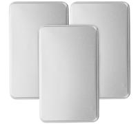 JHKNNK 3Pcs Metal Tinplate Storage Box Small Rectangle Candy Container with Lids for Party and Wedding Candy Storage 7.48 X 4.72 X 1.88 Inches