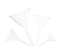 JHKNNK 4pcs Borosilicate Glass Laboratory Funnel Set Short Stem Filling and Filter Funnels 40/60/75/90mm Scientific for Lab Use and Experiments