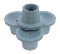 JHKNNK 4pcs Non-Slip Rubber Feet Caps for Shower Chair 28.5mm Diameter Leg Covers Bath Chair Replacement Rubber Tips for Mobility Aid Bathroom Use