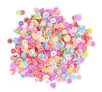 JHKNNK 5000pcs Clay Flower Slice Fruit Slice Nail Sticker Vivid Adorable Style Cell Phone Case Decoration Art Craft Project Decoration for DIY Nail Art Accessories