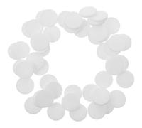 JHKNNK 50pcs Essential Oil Diffuser Refill Pads Cotton White 220mm Aroma Necklace Locket Replacement Pads for Car Air Freshener Aromatherapy Use