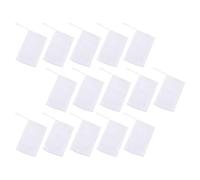JHKNNK 50pcs White Pe Foaming Net Soap Pouch with Drawstring Design for Easy Hanging and Water Draining, Multi-purpose Mesh Wash Bag for Face Cleansing and Shower Use
