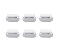 JHKNNK 6pcs Silver Type-c Port Dust Plugs for Mobile Phone Data Charging Port, Plastic Material, Prevents Poor Internal Connections and Protects against Dirt, for Phone and Tablet