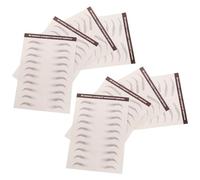 JHKNNK 8 Sheets Waterproof Self-adhesive Eyebrow Stickers for Women, Sweat-resistant Water Transfer Paper Temporary Tattoo Brows, Easy Peel for Natural Shaping and Socializing Makeup
