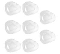 JHKNNK 8pcs Gel Forefoot Cushions for High Heels and Flats, Comfortable Soft Shoe Inserts with Self-Adhesive Feature, for Women and Men, Relief Ball-of-Foot Pads