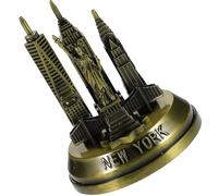 JHKNNK Alloy New York Landmark Model Statue Vintage Craftsmanship Stylish Chic Ancient Sculpture Decoration Convenient to Carry for Garden and Store