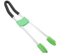 JHKNNK Aluminum Alloy Long-handle Trash Picker Grabber Tool Heavy Duty Garbage Clamp with Dual Rods for Outdoor Waste Collection and Sanitation Use