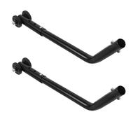 JHKNNK Aluminum Alloy Wheelchair Anti-Tip Wheels Pair with Sturdy Replacement Caster Assembly, Black Safety Accessory for Elderly and Disabled, Versatile Mobility Aid