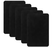 JHKNNK Black Vinyl Album Cleaner Cloth 5Pcs Microfiber for CD Disc Cleaning Lightweight Portable Turntable Maintenance Accessory for Household Use