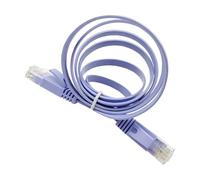 JHKNNK Cat6 Flat Network Cable 1 Meter Rj45 Ethernet Cable for Computer and Router Connection for Streaming and Gaming