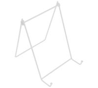 JHKNNK Foldable Metal Plate Holder Stand Easel White Large Size for Tray and Book Display in Home or Office