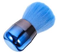 JHKNNK Green Cosmetic Powder Brush with Soft Artificial Fiber, Mushroom Head Female Blush Brush for Beginners and Professional Makeup Artists, for Pressed Powder and Blush Application