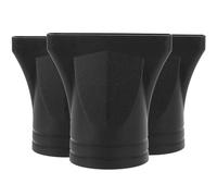 JHKNNK Hair Dryer Nozzle Replacement Attachments Blowout Styling Tools Black Nylon 3pcs Lightweight for Professional Hairdressing Salon Use