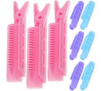 JHKNNK Hair Volumizing Clips Plastic Wave Curlers for Women and Girls 9 Pcs Root Lift Lightweight Hair Styling Clips for Bangs