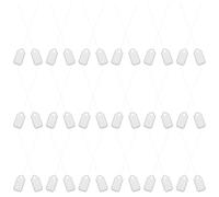 JHKNNK Jewelry Price Tags with Silver Border 200Pcs Strung Mini Paper Tags for Labeling Necklaces Bracelets Clothing in Retail Settings