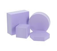 JHKNNK Lightweight Foam Geometric Cube Photo Props Set for Product Photography with Easy Cleaning, Unique Design for Cosmetics and Food Decorative Display