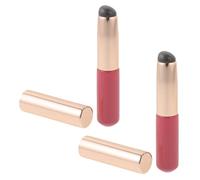 JHKNNK Lipstick Makeup Silicone Lip Head Precise 2pcs for Set round Brush and Concealing Flaws, Portable Covered Lip Brush for Easy Carry Use Daily