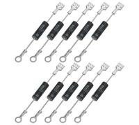 JHKNNK Microwave Abs and Aluminum Alloy Material High Voltage Diode Replacement Oven 10pcs Unidirectional Diodes with Reusable Overload Universal for Household Appliances