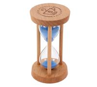 JHKNNK Mini Sand Timer Hourglass for Kitchen Cooking Wooden Frame 5-Minute Sandglass Timer for Home Decor and Brushing Teeth