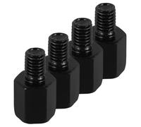 JHKNNK Motorcycle Mirror Mount Adapter Conversion Bolts 8-10Mm Height Adjustable Screws for Electric Bike Rearview Mirrors with Reverse and Forward Thread 2 Sets for Safer Riding