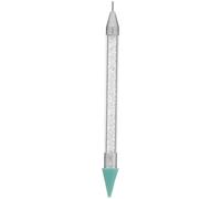 JHKNNK Nail Art Dotting Tools Dual-Ended Acrylic Pen with Wax Tip for Rhinestone Picking and Nail Design Application
