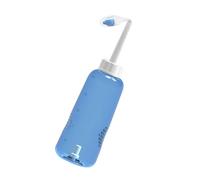 JHKNNK Nasal Wash Bottle Sinus Rinse System with Water Flow Control Plastic 500ml Blue and 2 Nozzles Nose Cleaner for Adults and Children Suitable for Home Use
