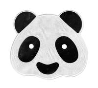 JHKNNK Panda Shower Foot Scrubber Mat with Back Exfoliating Scrubber Pad, Non-Slip Foot Washer for Shower Floor, Cartoon Panda Massage Bath Mat for Body Cleaning