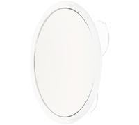 JHKNNK Portable 10x Magnification High Definition round Makeup Mirror with Suction Cups, Lightweight Acrylic Silver Mirror for Travel Use, Compact and Easy to Carry