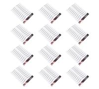 JHKNNK Temporary Brow Tattoos Waterproof 12 Sheets Eyebrow Stickers for Facial Makeup