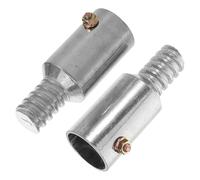 JHKNNK Threaded Handle Tips 25Mm Aluminium Alloy Metal for Extension Pole and Push Broom Replacement Suitable for Home and Industrial Use