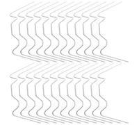 JHKNNK W Clips Sturdy Metal Fixing Supplies 25 Pcs Stainless Steel Easy Installation and Removable Greenhouse Glazing Clips for Greenhouse Glass Panels for Window and Door Repairs