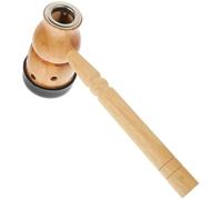 JHKNNK Wooden Moxa Stick Burner Box Round Hole and Long Handle Design, Well Polished Moxibustion Instrument Suitable for The Elderly, for Navel and Waist Use with Smokeless Function