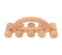 JHKNNK Wooden Roller Neck and Leg Massager for Relief, Lightweight Handheld Body Muscle Massager Stretching Function, Manual Wood Massage Tool for Home Use