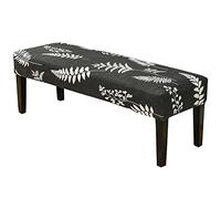 JHLD Upholstered Bench Slipcover, Stretch Dining Room Bench Covers Printed Bench Seat Protector Spandex Elastic Dining Bench Cover For Living Room-AI-Large